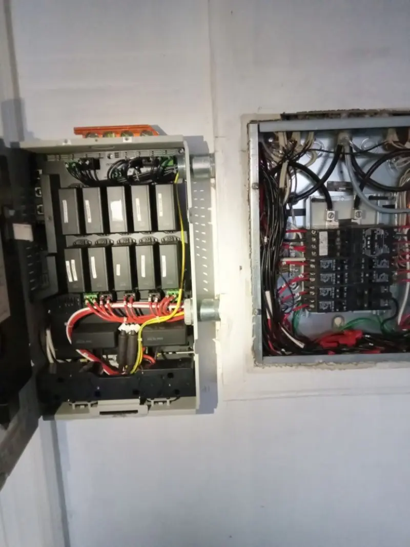 Electrical panel upgrade completed for Indoor Lighting Installation in Roswell